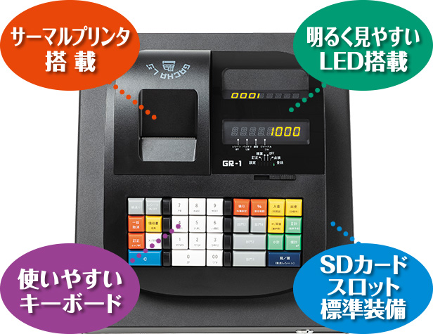 GACHAレジ GR-1 機能紹介